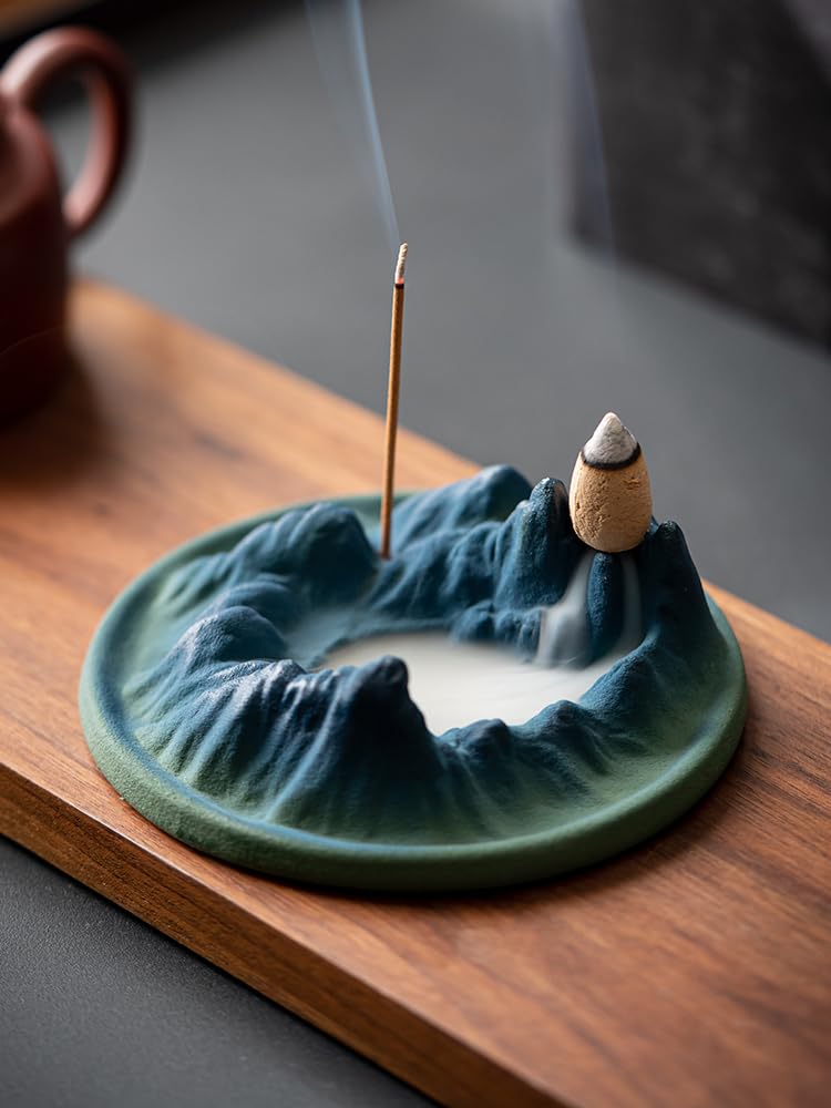 Amazon｜セラミック線香逆流香炉家庭用アロマセラピーバーナー禅香座